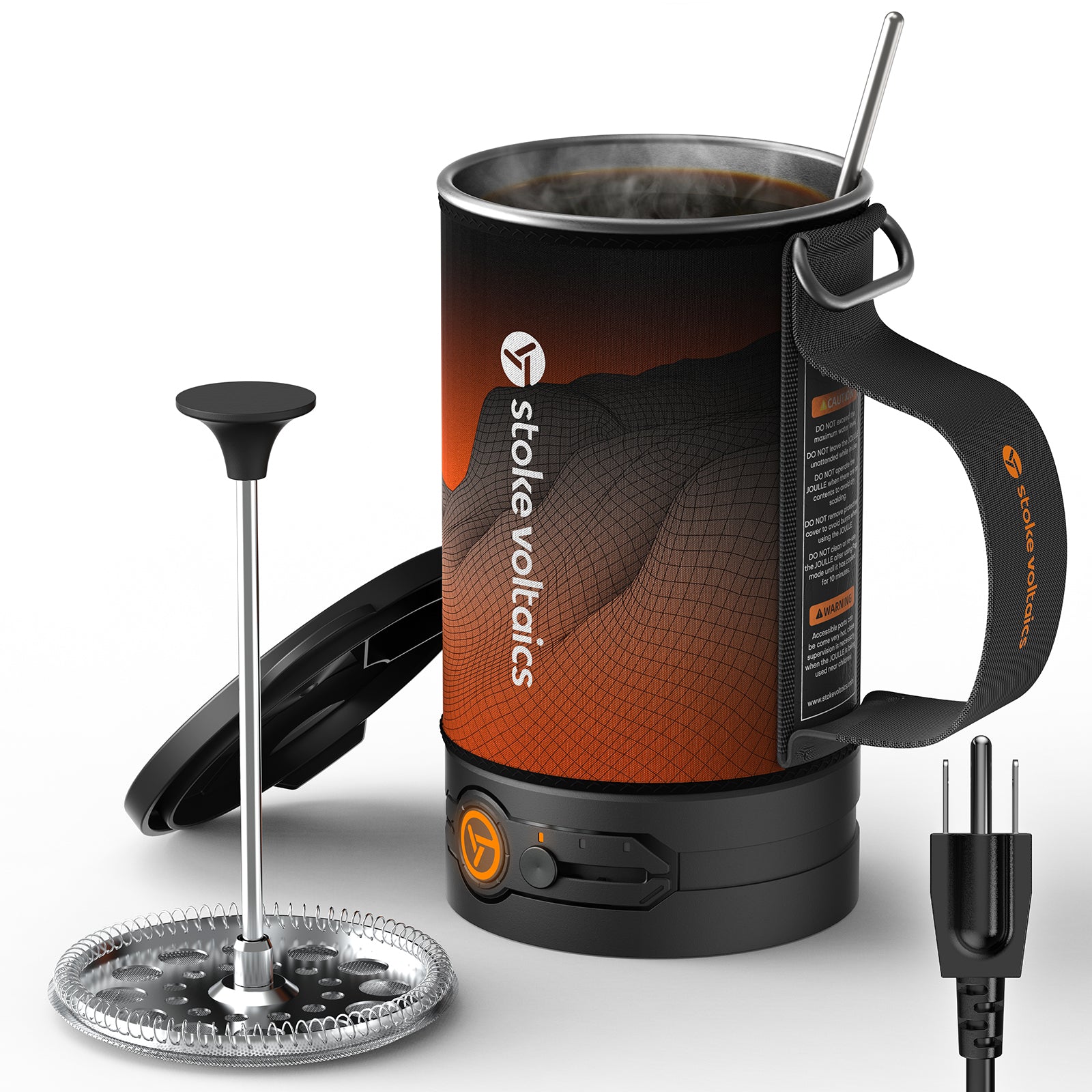 Electric French Press Coffee Maker