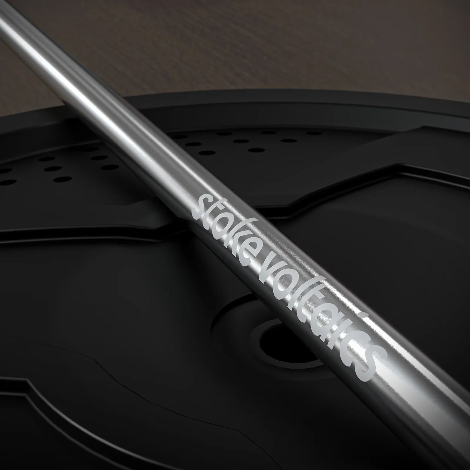 Stoke Voltaics metal rod on black kettle pot lid, outdoor cooking gear detail