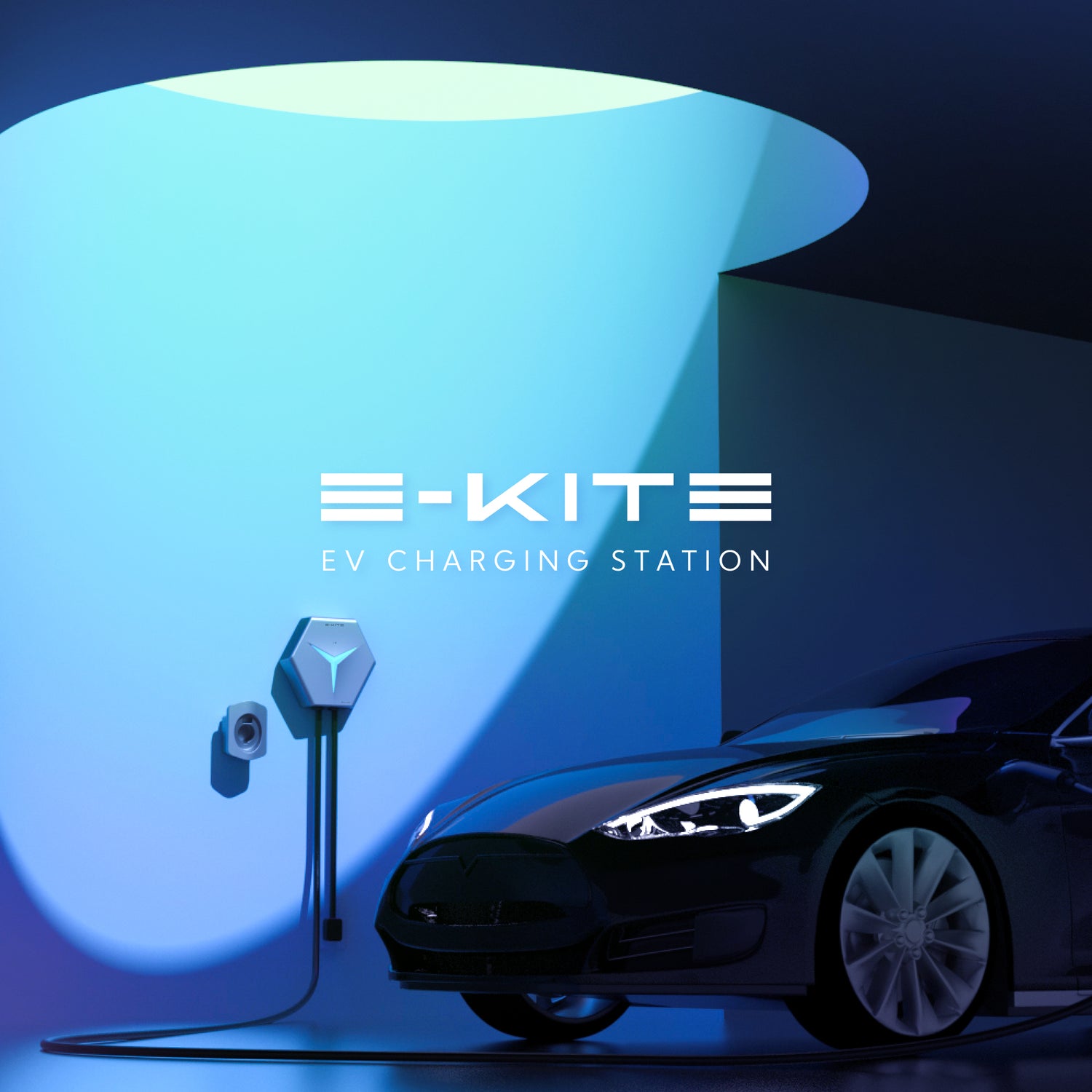 E-KITE Home EV Charging Station: Streamlined Charging with Advanced Features