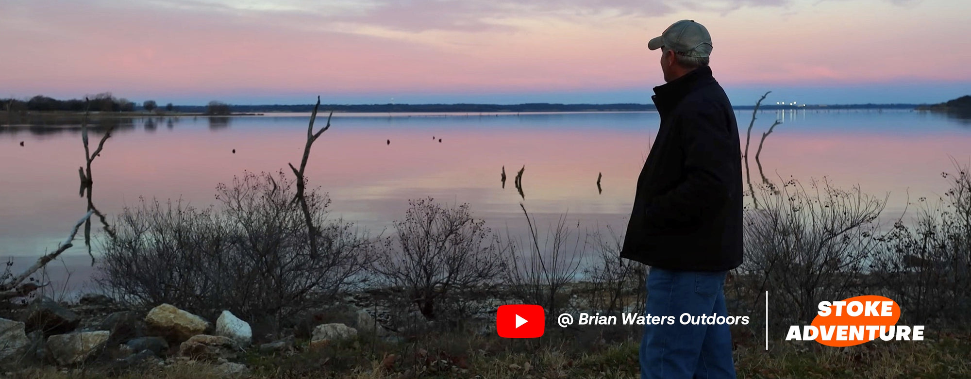Nature's Palette: Feeling the Art of Nature on Brian Waters's Lake Camping Adventure