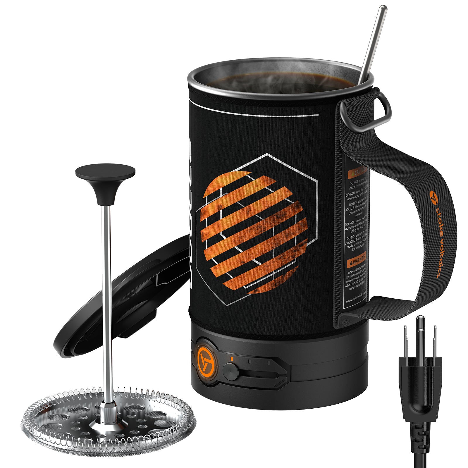 Electric French Press Coffee Maker